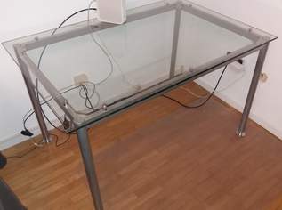 INTERIO Glastisch Schreibtisch, 100 €, Haus, Bau, Garten-Möbel & Sanitär in 1100 Favoriten