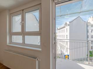 ab Mai: gut geschnittene 2-Zimmer-Wohnung mit Balkon (Abendsonne!) nahe U6; fußläufig zur Mariahilfer Str.! (Besichtigungen erst ab April möglich!), 1003.14 €, Immobilien-Wohnungen in 1060 Mariahilf