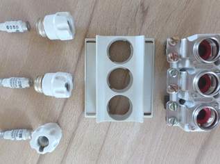 Sicherungssockel 3-polig inkl. Sicherungen