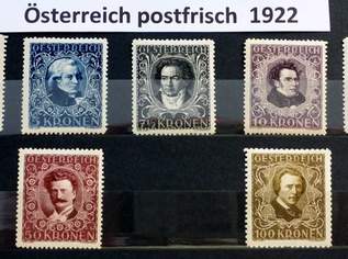 Österreich  postfrisch 1922, 47 €, Marktplatz-Sammlungen & Haushaltsauflösungen in 8054 Graz