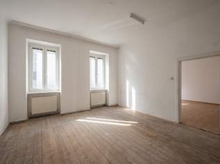 +++NEU+++ 3-Zimmer Altbau-Wohnung (sanierungsbedürftig), großes Umbaupotenzial, 238900 €, Immobilien-Wohnungen in 1100 Favoriten