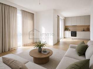 ERSTBEZUG AM MÜHLWASSER | 3 ZIMMER | BALKON | U2-NÄHE | GARAGE OPTIONAL, 357700 €, Immobilien-Wohnungen in 1220 Donaustadt