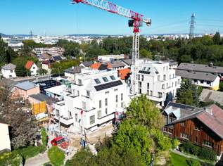 Herbstaktion! WOW - Lebens(t)raum Erfüller im Grünen! Ab ins Dachgeschoss / Klimaaktiv Bronze / 3 Zimmer / 2 Terrassen / Viel Lebensqualität! Wärmepumpe und Solaranlage + Naturnahe Gewässer ums Eck!, 378757 €, Immobilien-Wohnungen in 1220 Donaustadt