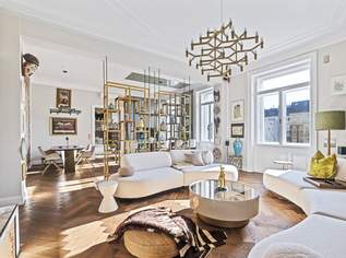 The essence of Vienna - Exklusives Altbaujuwel am Naschmarkt – 167 m² zeitlose Eleganz, Blick auf Wiens neuen Naschpark, 1690000 €, Immobilien-Wohnungen in 1060 Mariahilf