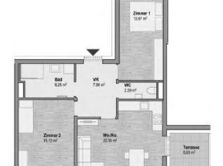 Top 08 A - Leben in Geidorf - 52,43m² Wfl mit 5m² Terrasse SW - Provisionsfrei !!, 292000 €, Immobilien-Wohnungen in 8010 Top 08 A - Leben in Geidorf - 52,43m² Wfl mit 5m² Terrasse SW - Provisionsfrei !!, 292000 €, Immobilien-Wohnungen in 8010
