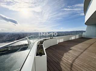 Traum-Apartment mit Rundumblick und 86 qm Balkon . Gym, Sauna, Pool, Bar, Restaurant & Lounges, 4950000 €, Immobilien-Wohnungen in 1220 Donaustadt