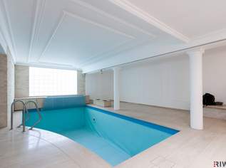 *** RARITÄT!!!! - WELLNESSOASE - INDOOR-POOL - SAUNA - EINBAUKÜCHE - WEINGEWÖLBE ***, 1122 €, Immobilien-Gewerbeobjekte in 1190 Döbling