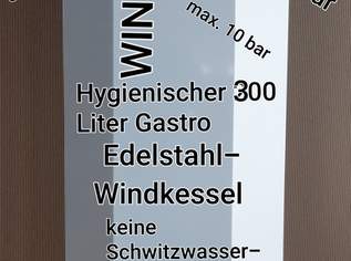 Windkessel Edelstahl-Windkessel 200/300 Liter, isoliert, 8Eckig mit Isolierung, 600 €, Haus, Bau, Garten-Hausbau & Werkzeug in 4722 Peuerbach