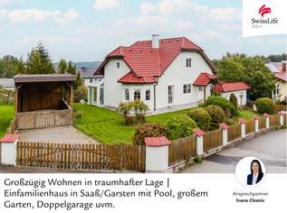 Großzügig Wohnen in traumhafter Lage | Einfamilienhaus in Saaß/Garsten mit Pool, großem Garten, Doppelgarage uvm., 590000 €, Immobilien-Häuser in 4400 Steyr Großzügig Wohnen in traumhafter Lage | Einfamilienhaus in Saaß/Garsten mit Pool, großem Garten, Doppelgarage uvm., 590000 €, Immobilien-Häuser in 4400 Steyr