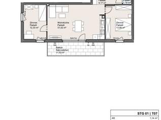 Neues Projekt in der Schwarzelackenau beim Marchfeldkanal - noch 18 Einheiten verfügbar!, 499000 €, Immobilien-Wohnungen in 1210 Floridsdorf