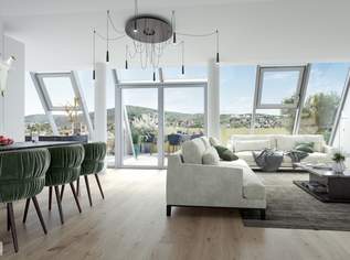 Exklusives Penthouse mit spektakulärer Aussicht! Pool im Gemeinschaftsgarten!, 2500000 €, Immobilien-Wohnungen in 1130 Hietzing