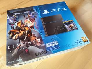 PS4 500GB Jet Black mit Laufwerk + 2 Controller und Spiel
