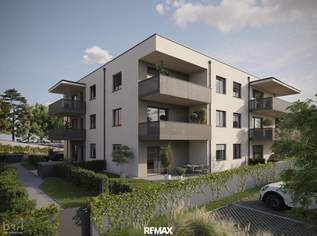 Smart geschnitte 3-Zimmer-Wohnung mit privatem Garten, 378800 €, Immobilien-Wohnungen in 4073 Wilhering