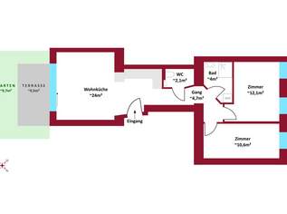 Erstbezug: Altbau, Neubau, hofseitige Terrassen, Balkone, Loggien, Gärten, Schlüsselfertig., 366000 €, Immobilien-Wohnungen in 1160 Ottakring