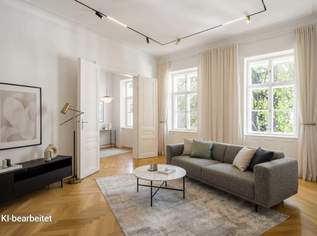 Stil-Altbauwohnung in Innenhoflage nebst Neubaugasse an der Grenze 7./ 8. Bezirk, 890000 €, Immobilien-Wohnungen in 1080 Josefstadt