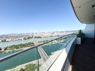 Traum-Wohnung mit Rundumblick: Doorman, Gym, Pool, Spa, Lounges, Hotel & Supermarkt im Haus, 879900 €, Immobilien-Wohnungen in 1220 Donaustadt