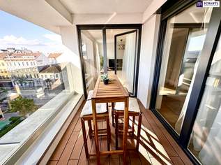 Bestlage mit Cityview!! Sofort Bezugsfertig ++ Traumhafte Dachgeschosswohnung mit zwei Terrassen ++ Neubau 2021 ++ Komplett Eingerichtet ++ mit Klimaanlage und Fußbodenheizung, 650000 €, Immobilien-Wohnungen in 1020 Leopoldstadt