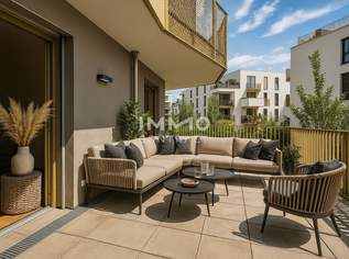 Provisionsfreier Preis-Hit nahe U1 Leopoldau: 2-Zimmer-Erstbezug mit Terrasse & Balkon, 263000 €, Immobilien-Wohnungen in 1210 Floridsdorf