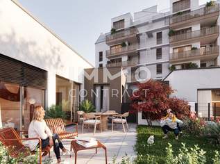 Traum Haus im Innenhof - Moderne 3-Zimmer-Wohnung mit Garten im ERSTBEZUG, 435800 €, Immobilien-Häuser in 1220 Donaustadt