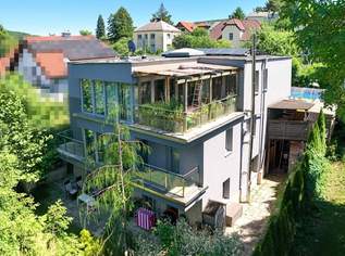 Raum für Leben und Arbeit – Exklusives Haus mit Ateliercharakter, Einliegerwohnung und Pool, 1490000 €, Immobilien-Häuser in 3001 Gemeinde Mauerbach