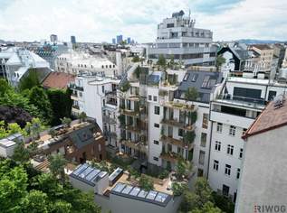 GROHGASSE 10 | hochwertig ausgestattete 5-Zimmer Dachgeschoßwohnung mit hofseitigem Balkon | Fernwärme | Klimaanlage plus Bodenkühlung, 1500000 €, Immobilien-Wohnungen in 1050 Margareten