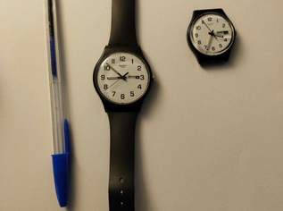 2X SWATCH Unisex-Armbanduhren (Groß/ Klein) 2X SWATCH Unisex-Armbanduhren (Groß/ Klein)