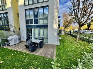 MODERNE GARTENMASIONETTE MIT 123 M2 WOHNFLÄCHE UND 93 M2 GARTEN PLUS GARAGE DIREKT BEIM MARCHFELDKANAL, 598000 €, Immobilien-Wohnungen in 1210 Floridsdorf