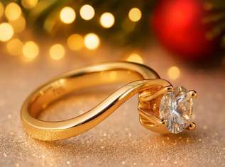 Designer Verlobungsring Solitär 750 Gelbgold 1,07 ct. Designer Verlobungsring Solitär 750 Gelbgold 1,07 ct.