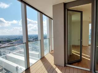 Wohnen mit Skyline-Flair – Rooftop Pool & Fitness bei der U1, 1835 €, Immobilien-Wohnungen in 1220 Donaustadt