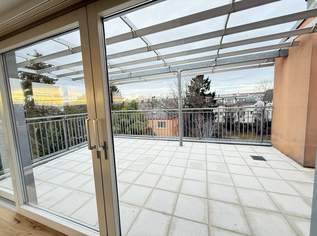 Freifläche auf zwei Terrassen mit Schönbrunnblick und Blick auf Steinhofkirche: neu sanierte und klimatisierte 2-Zimmer-Wohnung!, 1550 €, Immobilien-Wohnungen in 1140 Penzing