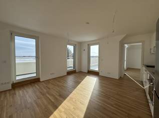 2-Zi Dachgeschoß Erstbezug Wohnung beim Mühlwasser-Klimaanlagen-Fußbodenheizung-2 Terrassen, 1060 €, Immobilien-Wohnungen in 1220 Donaustadt