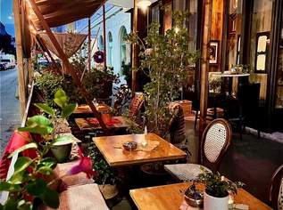 Florierende 50 m² Cafe-Bar mit Schanigarten in unmittelbarer Nähe zum Kamelitermarkt!, 1042 €, Immobilien-Gewerbeobjekte in 1020 Leopoldstadt