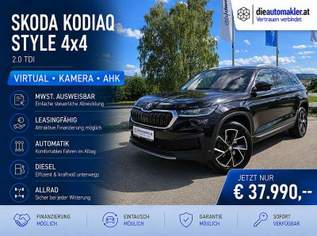Kodiaq 2.0 TDI Style 4x4 |VIRTUAL|KAMERA|AHK|, 37990 €, Auto & Fahrrad-Autos in 9300 Sankt Veit an der Glan Kodiaq 2.0 TDI Style 4x4 |VIRTUAL|KAMERA|AHK|, 37990 €, Auto & Fahrrad-Autos in 9300 Sankt Veit an der Glan