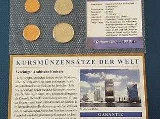 Kursmünzensatz VEREINIGTE ARABISCHE EMIRATE, 15 €, Marktplatz-Antiquitäten, Sammlerobjekte & Kunst in 2320 Rannersdorf