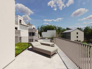 Abkühlen im hauseigenen Pool .... Ihre Traumwohnung mit Terrasse oder Garten und Fernblick Nähe Maurer Wald PROVISIONSFREI !!, 432497 €, Immobilien-Wohnungen in 1230 Liesing