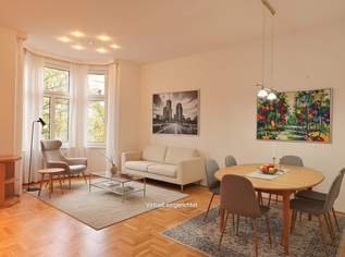 Nähe Hugo-Wolf-Park: Charmante Altbauwohnung mit Erker + Gegliederte Fassade + zentraler Grundriss + Familien- und WG-Geeignet, 438000 €, Immobilien-Wohnungen in 1190 Döbling