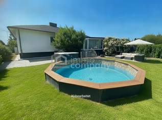 Moderner Bungalow in Strasshof: Pool, 151m², Garten, 2 Garagen, Top Ausstattung!, 595000 €, Immobilien-Häuser in 2231 Strasshof an der Nordbahn