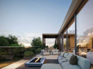 Exklusives Neubau-Penthouse mit 91 m² Dachterrasse in Ruhelage, 1093000 €, Immobilien-Wohnungen in 8042 