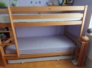 Vollholz Stockbett komplett, 200 €, Haus, Bau, Garten-Möbel & Sanitär in 1220 Donaustadt