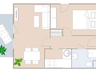 Charmante 43 m² Wohnung mit Balkon, 599.2 €, Immobilien-Wohnungen in 8044 
