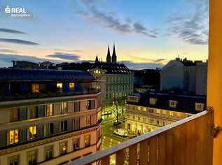 WUNDERSCHÖNE DG WOHNUNG ohne Dachschrägen mit genialem FERNBLICK, 1249.47 €, Immobilien-Wohnungen in 1090 Alsergrund