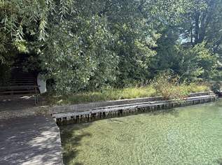 große UFERPAZRELLE mit privatem Badesteg am Neufelder See – Holzhaus mit Renovierungsbedarf beim Yachtclub auf Pachtgrund zu verkaufen, 200000 €, Immobilien-Häuser in 2491 Neufeld an der Leitha