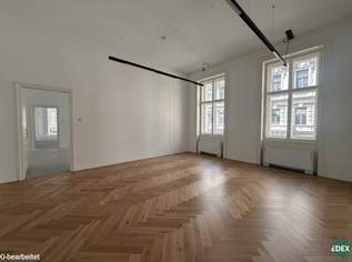 Erstbezug nach Sanierung – Repräsentatives Altbau-Büro nahe Rathaus mit Terrasse, 7376.51 €, Immobilien-Gewerbeobjekte in 1010 Innere Stadt