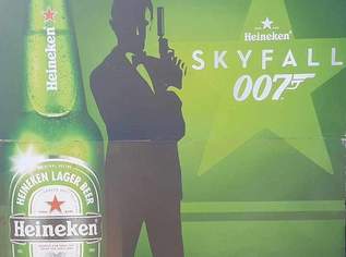 HEINEKEN BIER / JAMES BOND 007 / KINOAUFSTELLER SKYFALL, 35 €, Marktplatz-Sammlungen & Haushaltsauflösungen in 7201 Neudörfl HEINEKEN BIER / JAMES BOND 007 / KINOAUFSTELLER SKYFALL, 35 €, Marktplatz-Sammlungen & Haushaltsauflösungen in 7201 Neudörfl