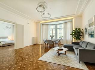Nähe Stadtpark: Großzügige 137 m² Altbauwohnung mit kleinem Balkon, 2879.75 €, Immobilien-Wohnungen in 1010 Innere Stadt