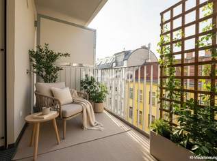 Durchdachte 2-Zimmer-Balkonwohnung – top angebundener Erstbezug im BEIM DONAUUFER, 287500 €, Immobilien-Wohnungen in 1210 Floridsdorf