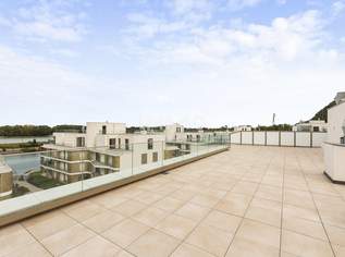 Meisterstück moderner Architektur: Penthouse mit 230m2 Terrasse & Wasserblick, 1850000 €, Immobilien-Wohnungen in 1190 Döbling