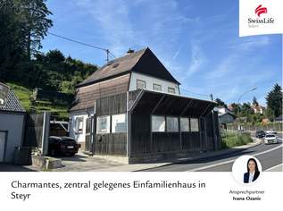 Charmantes, zentral gelegenes Einfamilienhaus in Steyr, 299000 €, Immobilien-Häuser in 4400 Steyr