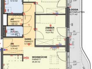 3-Zimmer Wohnung nähe Hauptbahnhof zu mieten, 1500 €, Immobilien-Wohnungen in 1100 Favoriten