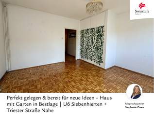 Perfekt gelegen & bereit für neue Ideen – Haus mit Garten in Bestlage | U6 Siebenhierten + Triester Straße Nähe, 375000 €, Immobilien-Häuser in 1230 Liesing